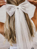 EARENT Wedding Veil White Bow Bridal Hair Accessories for Women