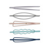 ScUnci xo Morgan Simianer Hair Bobby Pins, Assorted Pastel, 5-Pieces