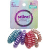 ScUnci Hair Color Matching Elastics for Blonde Hair - 8 pieces + Bonus! Spiral Ponytailer!