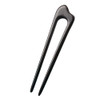 CHOISBEING Wooden Hair Fork, 5.8" Ebony Hairpin for Long Hair, Handmade French Hair Stick, U Shape Hair Clip for Women, Hair Accessories (1Pack Simpl