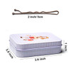 MAORULU Hair Bobby Pins Brown with Cute Case, 200 CT Bobby Pins for Buns, Premium Hair Pins for Kids, Girls and Women, Great Hair Pins for Thick Hair