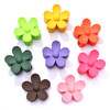 8PCS Acrylic Flower Hair Claw Clips for Women Nonslip Pastel Floral Shaped Hair Catch Barrettes Strong Hold Hair Jaw Clamp Hair Accessory Styling Hai