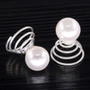 Glarks 30Pcs 5 Styles Spiral Hair Pins Swirl Hair Twists Coils Hair Clip Accessories with Crystal or Pearl for Gift, Wedding, Bridal, Prom, Party, an