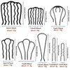 8 Piece Hair Side Combs U Hair Pins Hair Fork Clip Hair Stick for Updo Bun, U Shaped Teeth Hair Combs for Vintage Hairstyle Hair Accessories