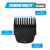 2 Professional Hair Trimmer Guards Cutting Guides Fits for Manscaped The Lawn Mower 4.0, Black Coded Trimmer Combs Replacement - Guard Number: #1 and