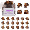 DIMUGE 22 pcs Light Brown Small Hair Claw Clips for Women and Girls, 1.1 inch Medium to Small Hair Clips for Styling Sectioning, Clamp Hair Bangs, Ke