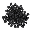 Beard Hair Beads, 100pcs Hair Braid Beads Hair Jewelry Dreadlocks Black Hair Braiding Beads DIY Dreadlock Hair Beard Decoration Accessories Jewelry B