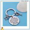 FEELMEM Hair Stylist Gift Cosmetology Graduation Gift Behind You All Memories Before You All Your Dream Keychain Inspirational Hairdresser Jewelry Ha