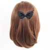 4 Pcs Halloween Bat Hair Clips Bat Bow Bowknot Barrettes Black Animal Headpiece Women Hair Pins Hairpins Hairclips Cute Holiday Festival Parade Cospl