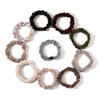 Hair Ties Silk Satin Scrunchies - Small Mini Thin Elestics Ponytail Holder Hair Bands Skinny Scrunchy For Thick Curl Hair No Crease Hair Ties Soft Ac