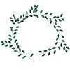 BETITETO Wedding Bridal Hair Vine Green Rhinestone Headband Hair Piece Accessories for Women Girls Party Photoshoot