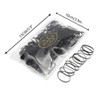 Dofash 200Pcs Large No Damage Hair Rubber Bands Durable Hair Elastics Soft Elastic Hair Ties Ponytail Holders for Women Girls (Black/Pack)