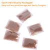 WeKen Pack of 20pcs Hair Nets Invisible Elastic Edge Mesh 50cm 20" Light Brown