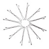 Dofash 3.5CM/1.38IN Mini Bobby Pins for Thin Hair in Box Tiny Hair Pins Decorative Hair Accessories for Women Gray Fine Hair 100 Count