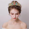 SuPoo Tiaras for Women Birthday Crown Gold Crown Colorful Rhinestone Princess Tiara Metal Queen Crown for Women Headband Hair Accessories Gifts Party