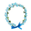Onwon Multicolor Rose Flower Wreath Headband Floral Crown Garland Halo Hair Band for Wedding Festivals Photography Travel Performance Hair Accessorie