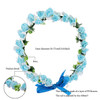 Onwon Multicolor Rose Flower Wreath Headband Floral Crown Garland Halo Hair Band for Wedding Festivals Photography Travel Performance Hair Accessorie