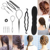 Hair Bun Maker Braiding Styling Disk Twist Tools DIY Accessories, 3Types Hair Maker Accessories Hair Styling Accessories Hair Styling Tools Hair Make