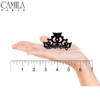 Camila Paris CP2905 French Hair Clip for Women, Girls Black Hair Claw Clips Jaw Fashion Durable and Styling Hair Accessories for Women, Strong Hold N