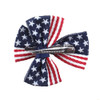 Aysekone 2 Pcs/Pack Girls American Flag Hair Bow Hair Clips Fourth of July Hair Accessories Patriotic Hair Bows Hairgrips