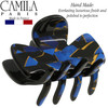 Camila Paris CP2439 French Hair Clip for Women, Large Blue, Handmade Girls Hair Claw Clips Jaw Fashion Durable and Styling Hair Accessories for Women
