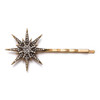 Numblartd Vintage Rhinestone Moon Snowflake Star Hair Clip Bobby Pins - Women Lady Alloy Barrettes Hairpin Side Clip Hair Accessories