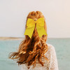 Yellow Jumbo Bow Clip with Tails