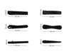 yueton Pack of 12 Black Matte Barrettes Bobby Pin Alligator Clip Hair Clips Bride Head-wear Edge Clip Clamps for Ladies Girls Hair Bows