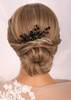 Kercisbeauty Gothic Small Cute Handmade Black Hair Pins Wedding Women Girls Prom Party Hair Jewelry Hair Styling Accessories