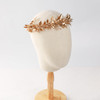 KorViSHOW Gold Leaf Headpiece Greek Goddess Bridal Hairband Golden Leaf Flower Crown Fairy Headwear for Women Girls Party Decoration Wedding Bride Ac