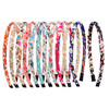 Candygirl DIY Satin Girls headbands Floral Hairbands Fall Head Bands for Women Girls Value Pack (floral)