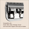 FURZONE Detachable Blade - Size 40 Blade 1/100", Made of Extra Durable Japanese Steel, Compatible with Most Andis, Oster, Wahl A5 Clippers