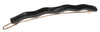 France Luxe Wavy Tige Boule Barrette - Nacro Black