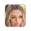 Aularso Boho Head Chain Silver Forehead Chain Irish Knot Hair Chain Crystal Headpieces Jewelry Hollow Headband Halloween Hair Accessories for Women a