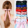 10PCS Silky Satin Hair Bows Hair Clip Ribbon Accessories Ponytail Holder Slides Metal Clips French Barrette Hair Bow for Women Girls Toddlers Teens K