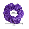 Cubaco 12 Pieces Satin Hair Scrunchies Elastic Hair Bobbles Scrunchy Hair Ties Ponytail Holder Hair Ties, Purple Lovers