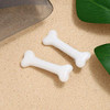 Hair Barettes Clips for Women Girls White Dog Bone Hair Pins for Women Halloween Cosplay Party Accessories 4pcs
