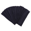 Headbands Hairband Cotton Soft and Stretchy Elastic Solid Color 12 Pcs Per Lot (Navy Blue) Middle