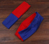 Headbands Hairband Cotton Soft and Stretchy Elastic Solid Color 6 Pcs Per Lot (Royal Blue/Red)