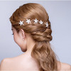 ANBALA 18 Pack Bride Crystal Rhinestone Starfish Hair Pins Headwear Headdress Decorated Jewelry for Beach Party, Wedding, Beach Hairpin Hair Accessor