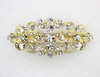 Faship Sparkling Clear Crystal Hair Barrette Clip