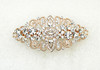 Faship Gorgeous Clear Crystal Floral Hair Clip Barrette
