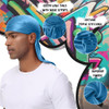BIGEDDIE 12Pcs Durag Pack, Durags for Men Silky, Silk Durag for Men Women Waves, Satin Du rag with Long Tail and Wide Straps 12 Colors