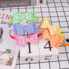 XIMA Bows Headbands For Girls,Kids Headbands 3.5 inch Sequin Glitter Hairband With Bow Little Girls Hair Bands,Pack of 10