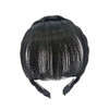 JJLFresheners Natural Fake Bangs Hair Piece Clip Long Wig Synthetic Hair Band Bangs Headband Headbands For Women, 1PC