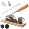 Nutcrackers for Nuts, Nut Crackers for Pecans, Heavy Duty Nut Cracking Tools, Adjustable Pecan Cracker Sheller, Pecan Nut Cracker Opener Tool for Wal