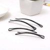 Aysekone 24 Pieces Women Black Metal Hair Bobby Pins Grips Girl's Hair Clip Hairstyle Barrette Hairpin Hairdressing DIY Hair Styling Tools (Large and