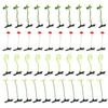 40pcs Sprout Hair Clips, Funny Cute Plant Hair Accessories Mushroom Bean Sprout Grass Clips for Kids Girls Women Party