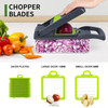 Vegetable Chopper Mandoline Slicer,Veggie Chopper, Multifunctional 10 in 1 Food Choppers, Kitchen Vegetable Slicer Dicer Cutter,Onion Mincer,Cheese,C