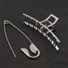 Metal Hair Claw Clips Extra Large Safety Pin Hair Jaw Clamps Non Slip Hair Barrette Hair Grip Hair Accessories for Women and Girls, 1 Piece